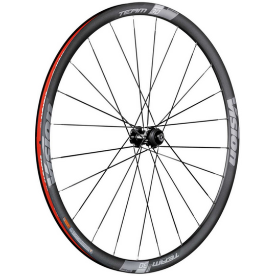 Vision Team 30 Disc CL front wheel - Black