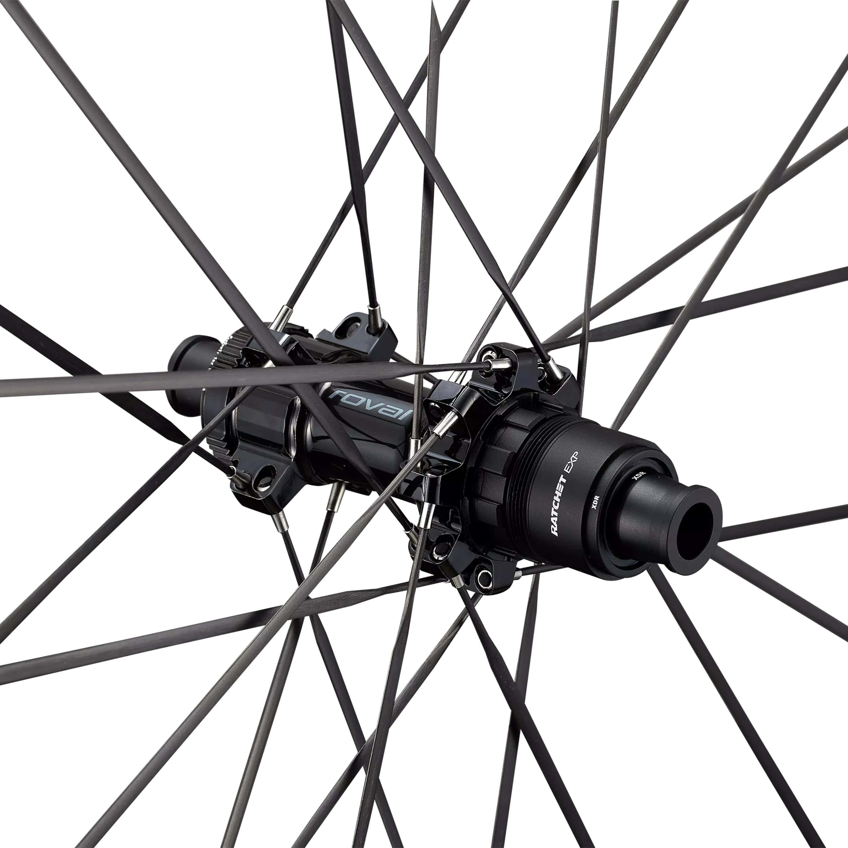 Roval Rapide CLX 3 Disc Rear Wheel - Black white |
