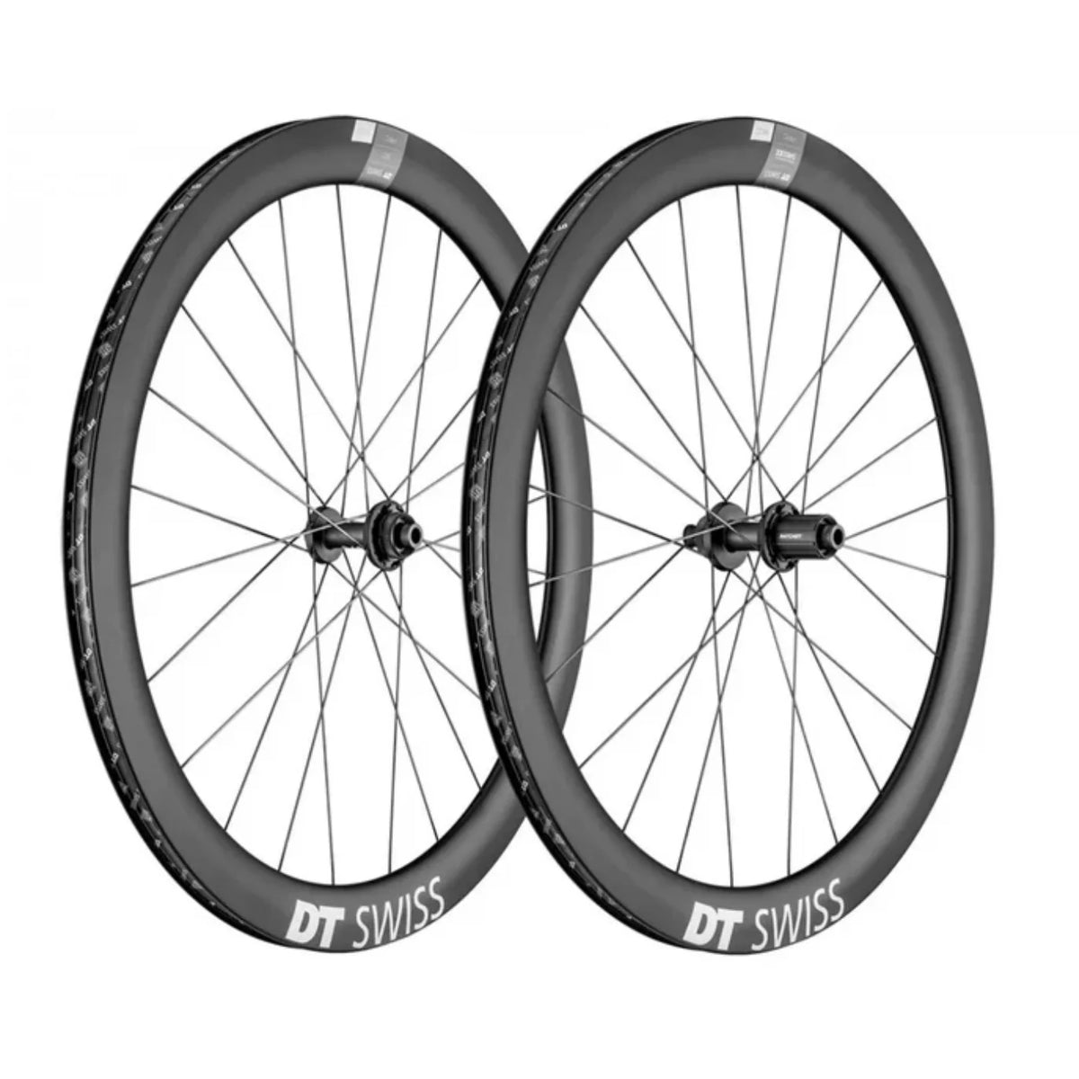DT Swiss ARC 1600 Spline DB 55 Wheels - Black | All4cycling