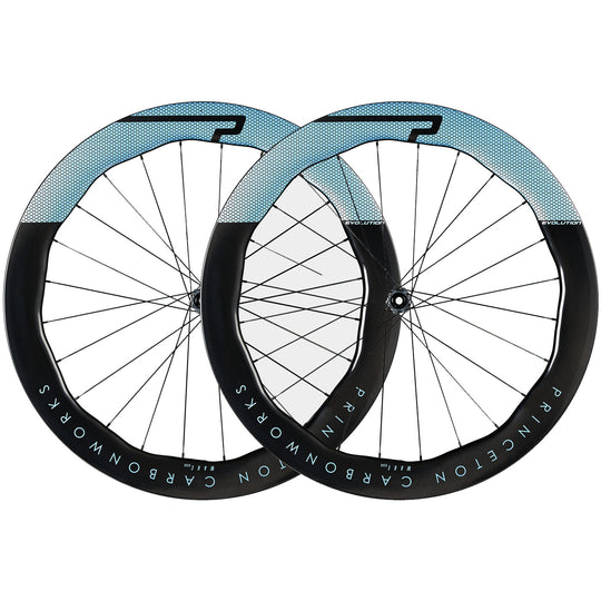 Ruote Princeton Carbonworks WAKE 6560 EVO Disc DT Swiss 180 EXP CL wheels - Gloss slate