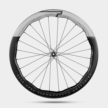 Ruote Princeton Peak 4550 EVO II Disc DT 180 EXP CL - Nero Chrome Princeton Carbonworks