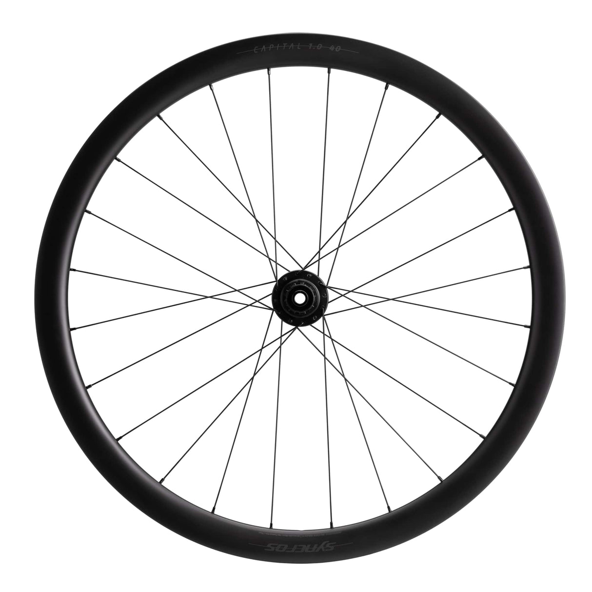 Ruote Syncros Capital 1.0 40 Carbon Disc - Nero Syncros