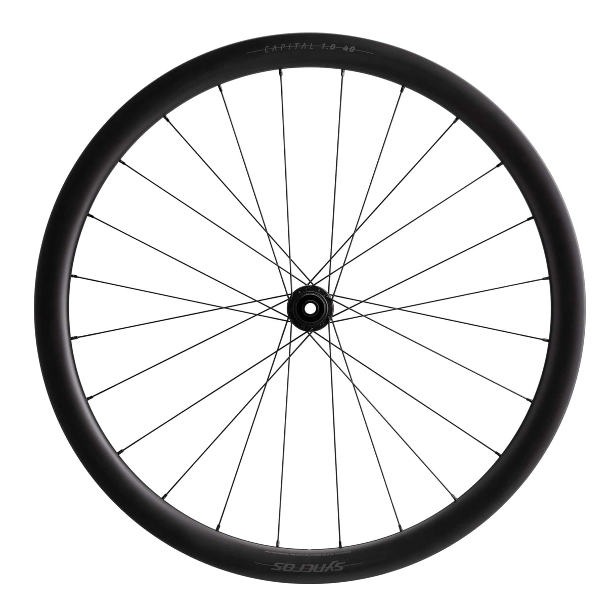 Ruote Syncros Capital 1.0 40 Carbon Disc - Nero Syncros