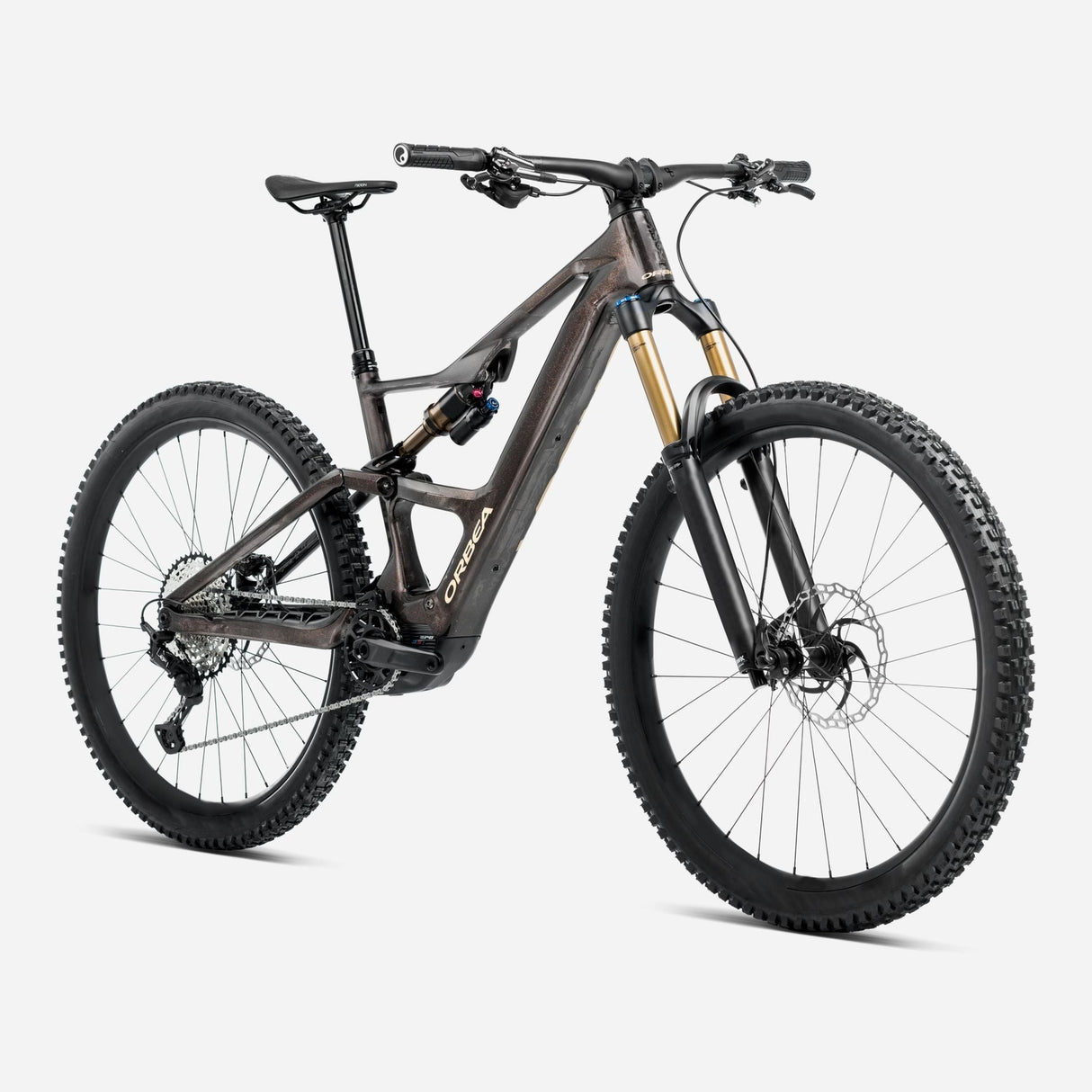 Orbea Rise LT M10 630Wh - Nero oro - F