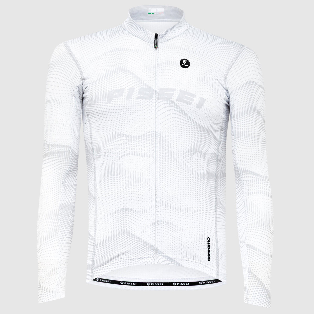 Maglia maniche lunghe Pissei Sanremo - Bianco grigio