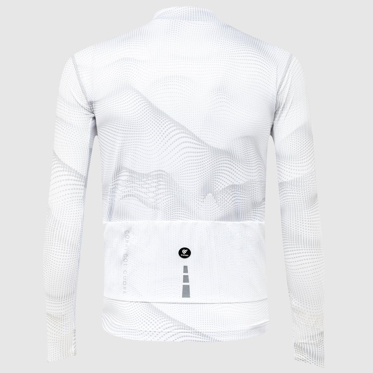 Maglia maniche lunghe Pissei Sanremo - Bianco grigio