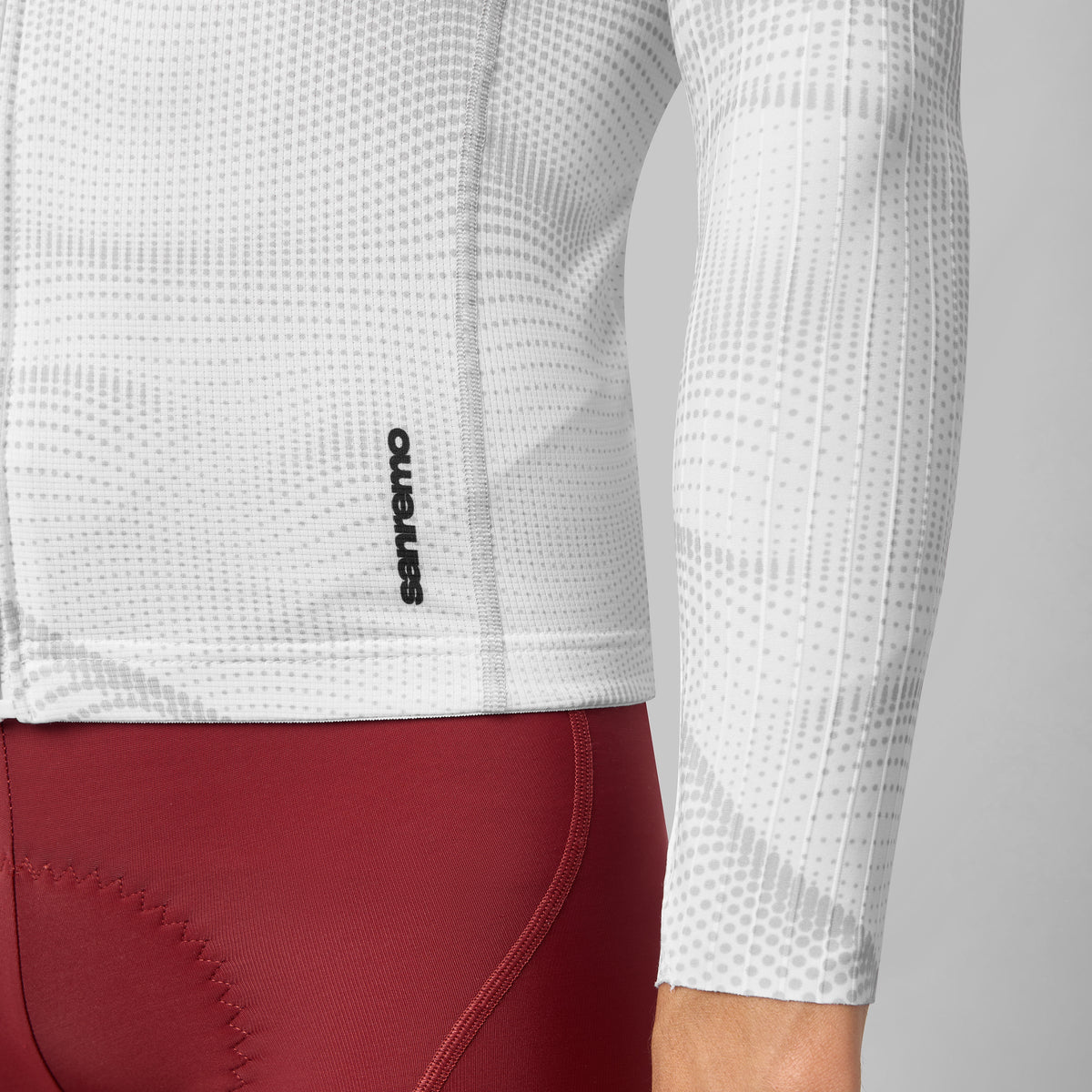 Pissei Sanremo long sleeve jersey - White grey