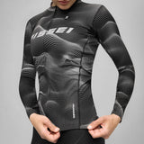 Maglia maniche lunghe Pissei Sanremo - Nero grigio