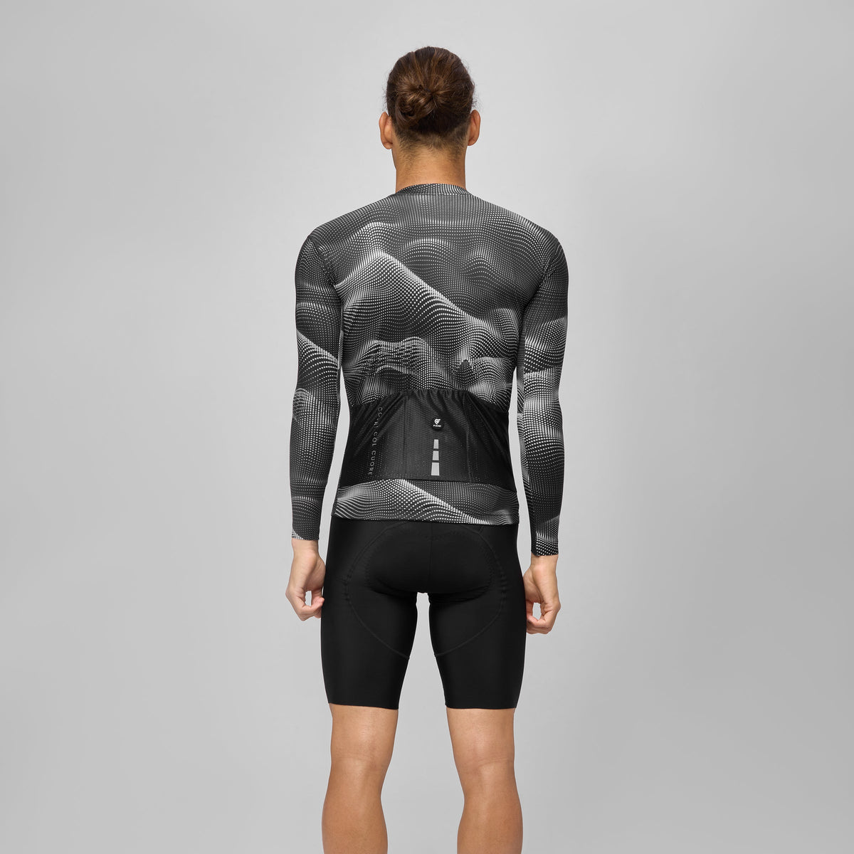 Maglia maniche lunghe Pissei Sanremo - Nero grigio