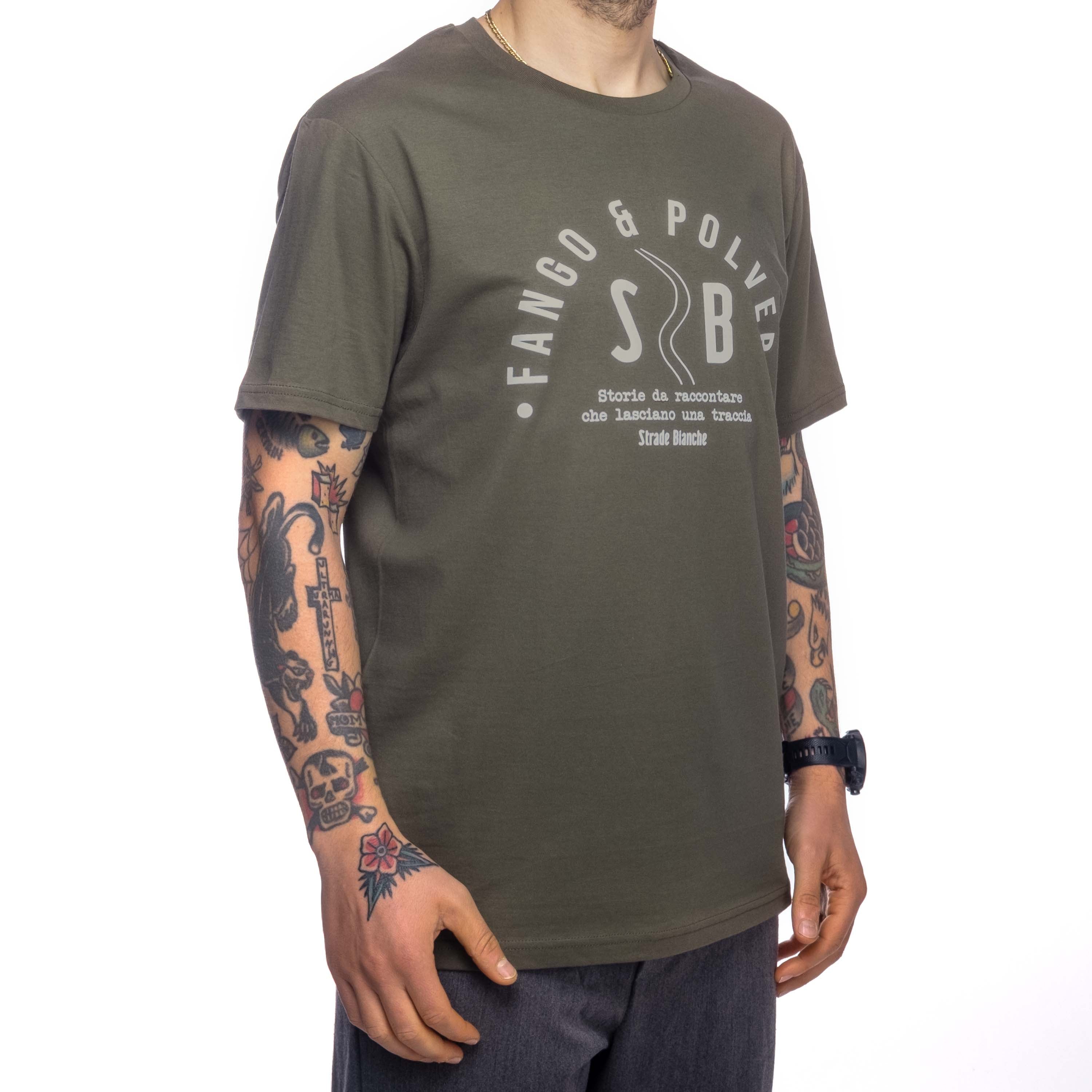 T-Shirt Strade Bianche - Fango e polvere