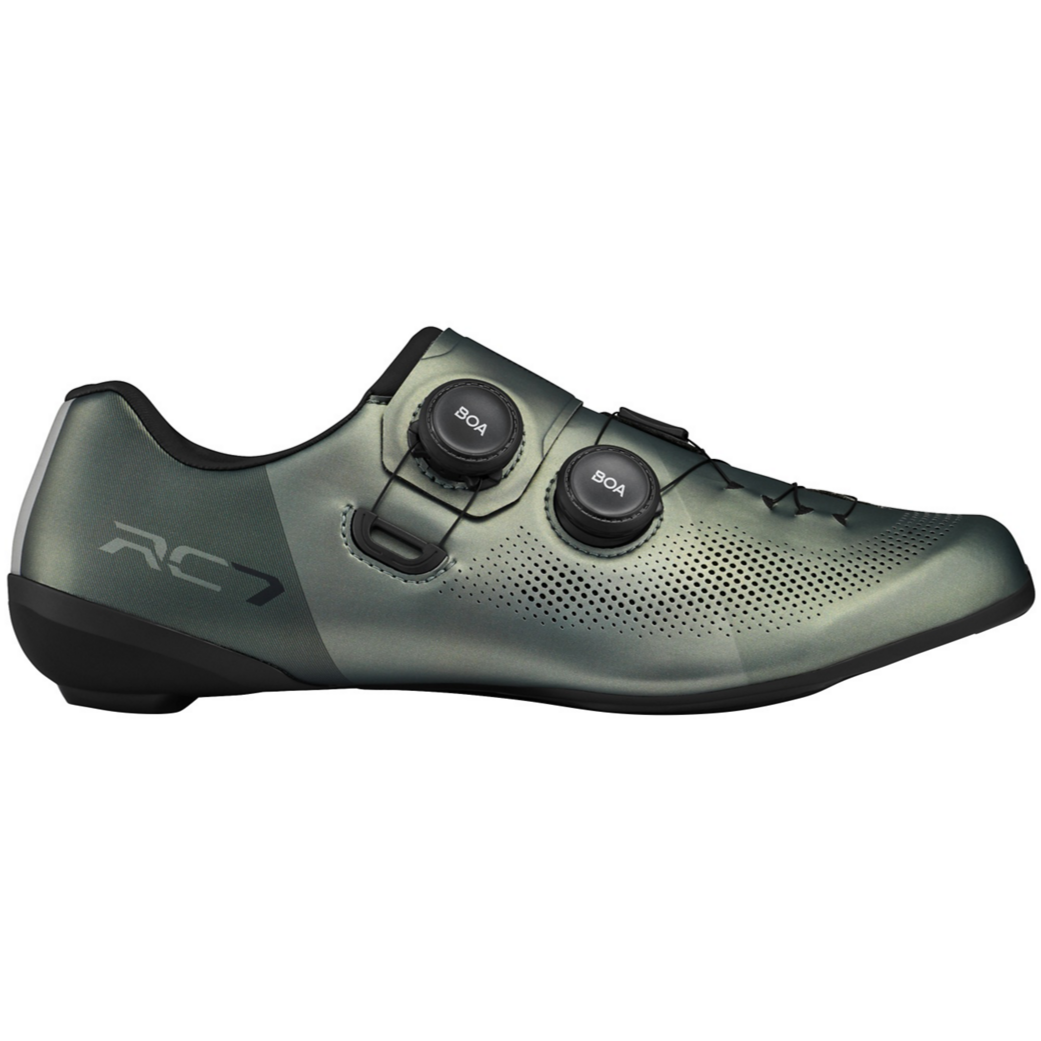 Scarpe Shimano SH-RC703 Da Ciclismo Su Strada - Nero, Taglia 39.5 - Tomaia Sintetica, Suola Carbonio E Rotelle BOA