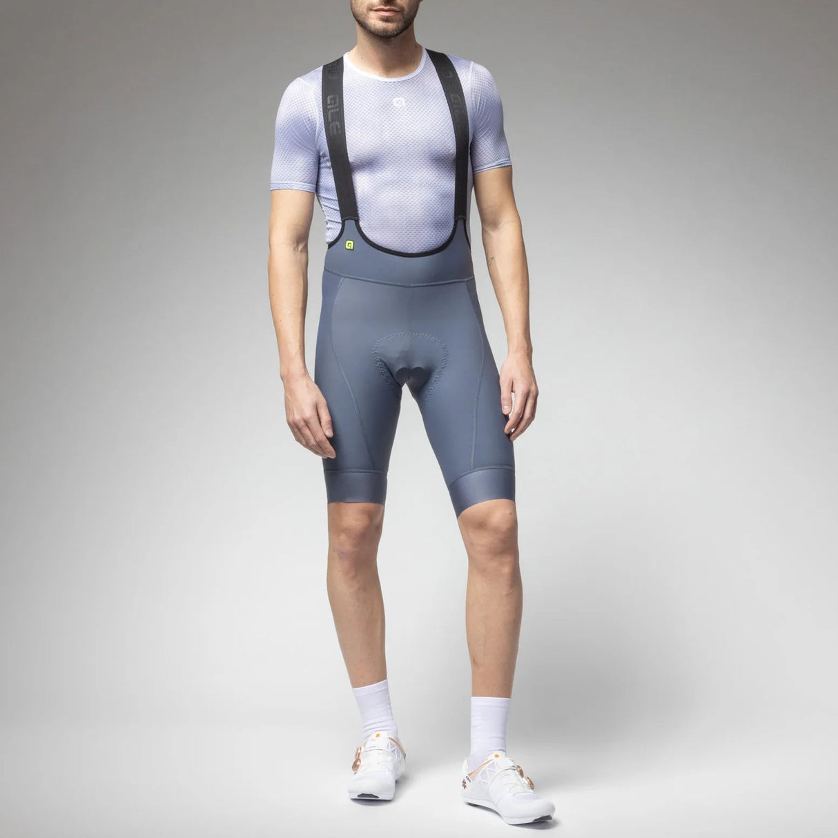 Cuissard à bretelles Ale PR-E Magic Colour - Gris