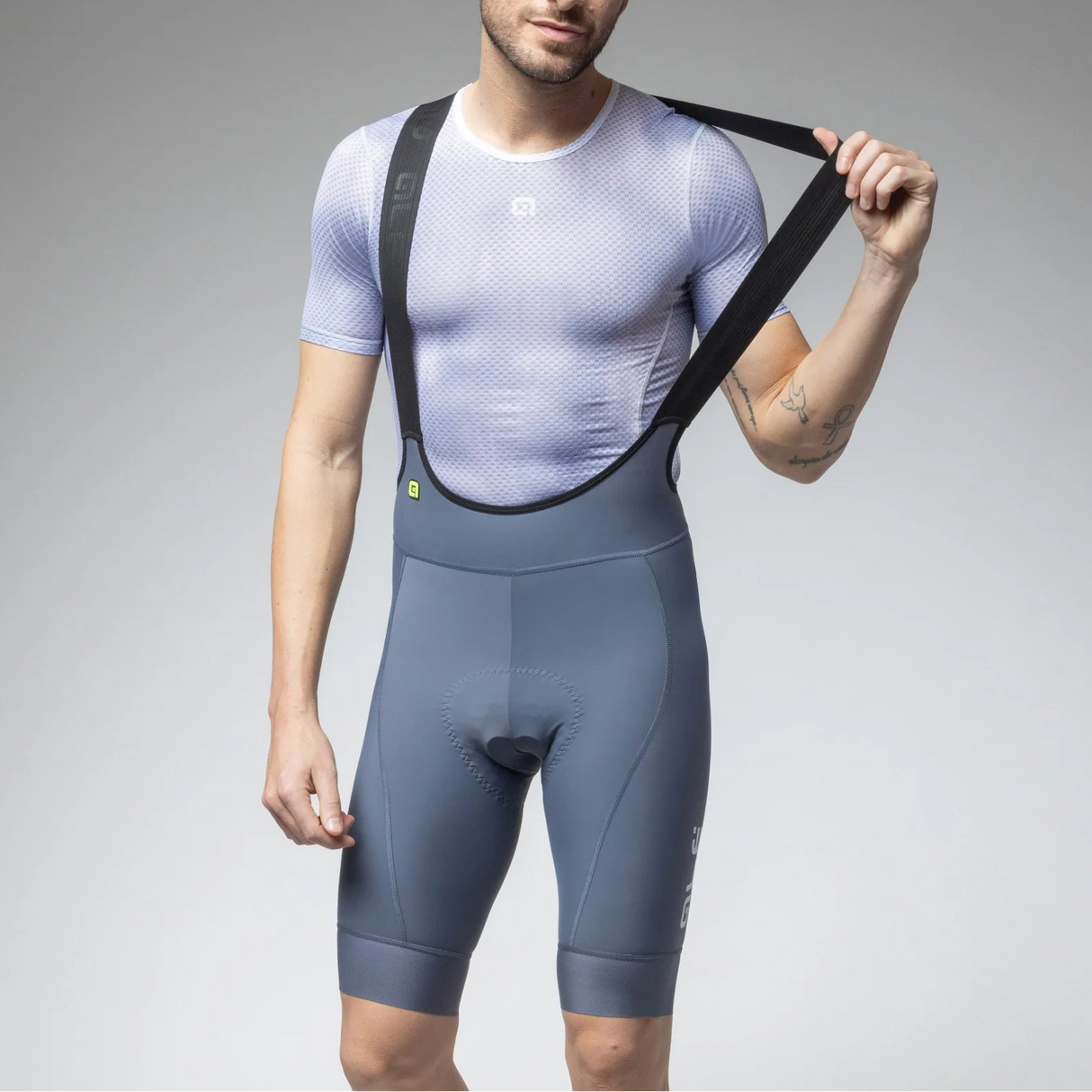 Cuissard à bretelles Ale PR-E Magic Colour - Gris