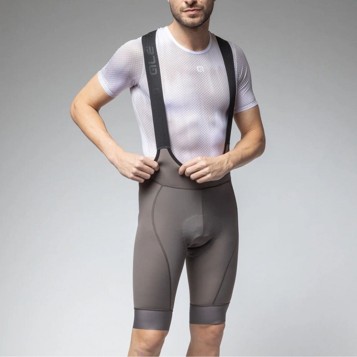 Cuissard à bretelles Ale PR-E Magic Colour - Marron clair