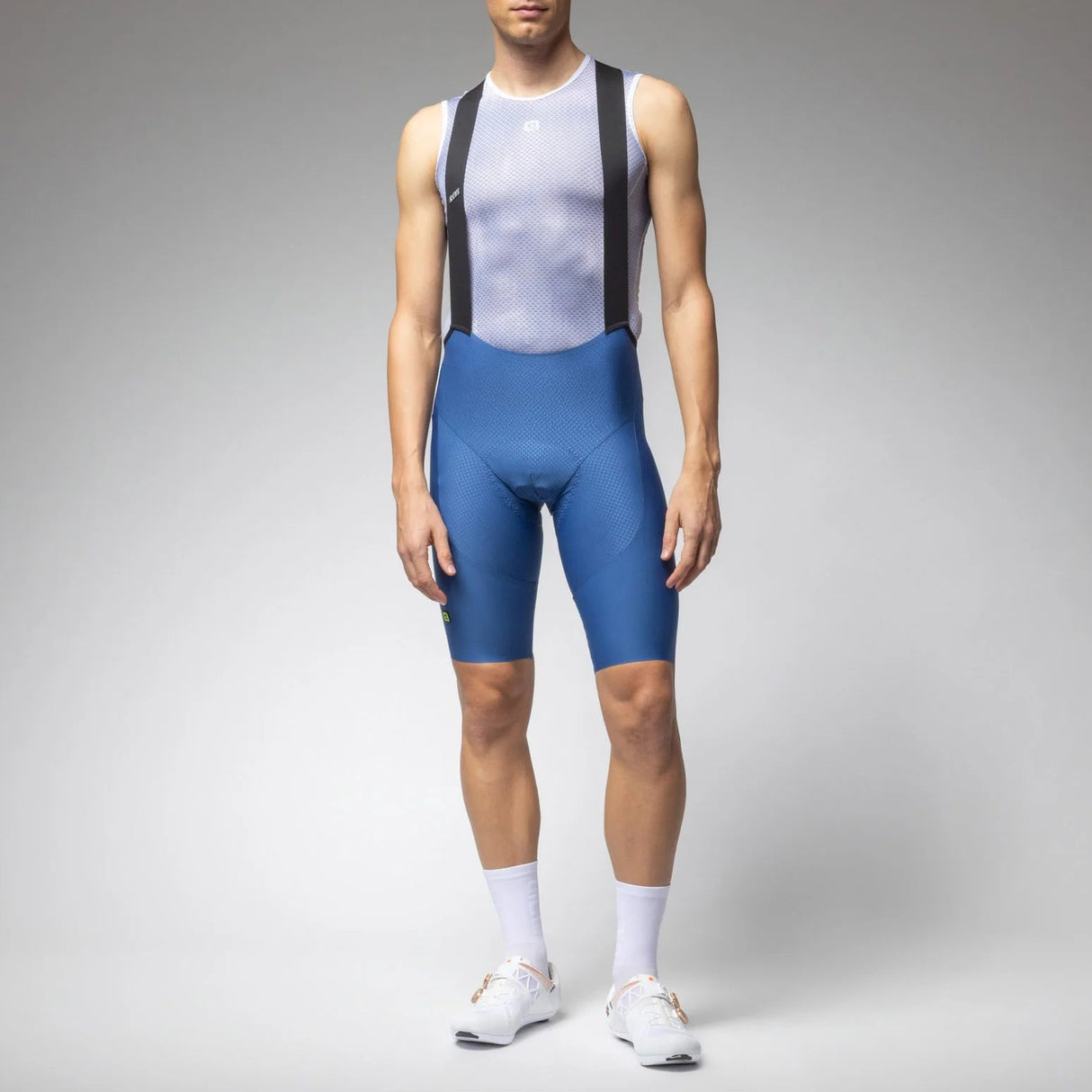 Cuissard à bretelles Ale R-EV1 Voltage - Bleu