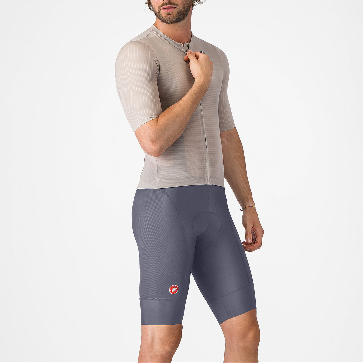 Salopette Castelli Competizione 2 - Grigio chiaro Castelli