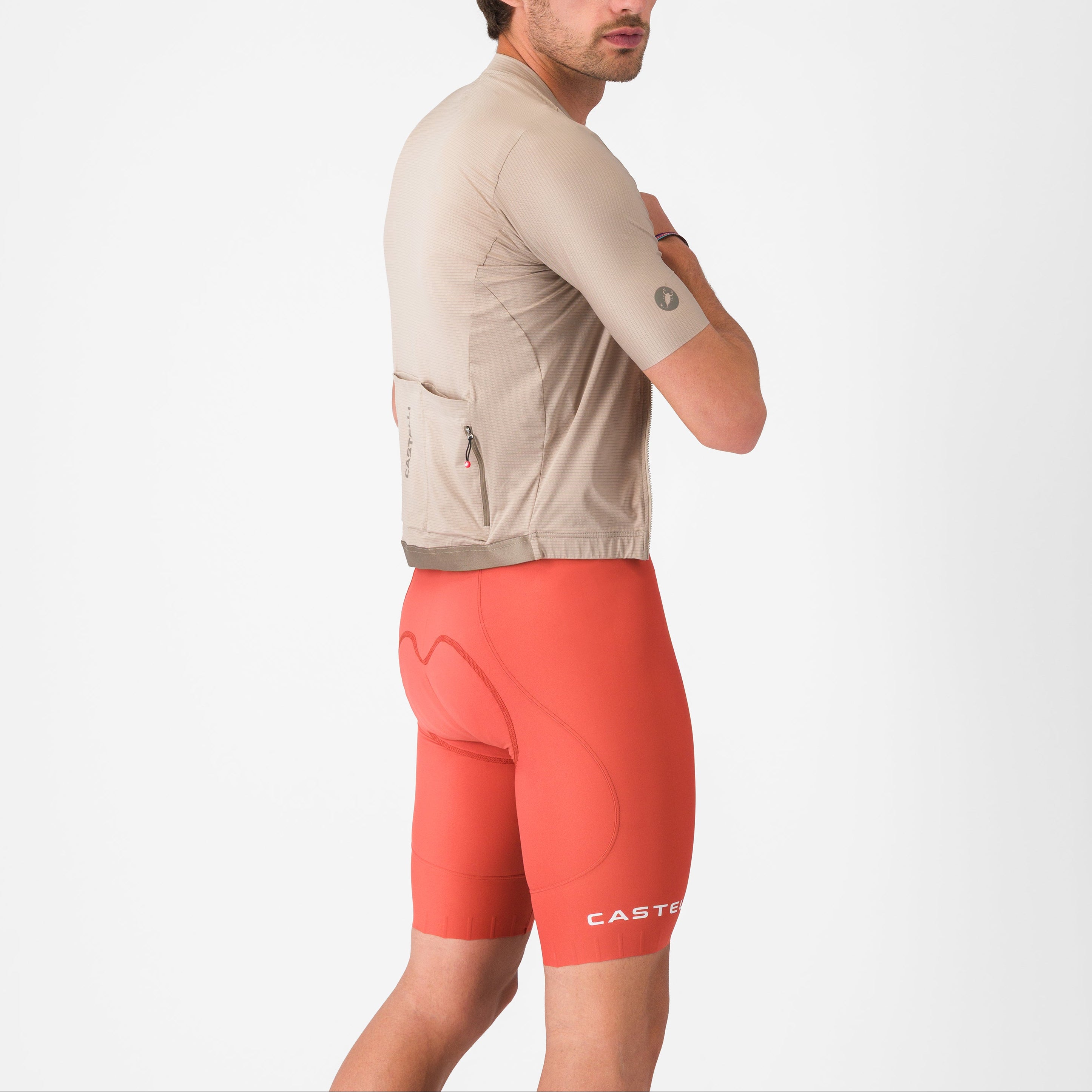 Castelli Espresso 2 bib shorts - Orange