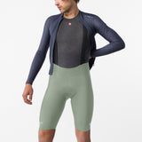 Cuissard à bretelles Castelli Espresso Thermal - Gris clair