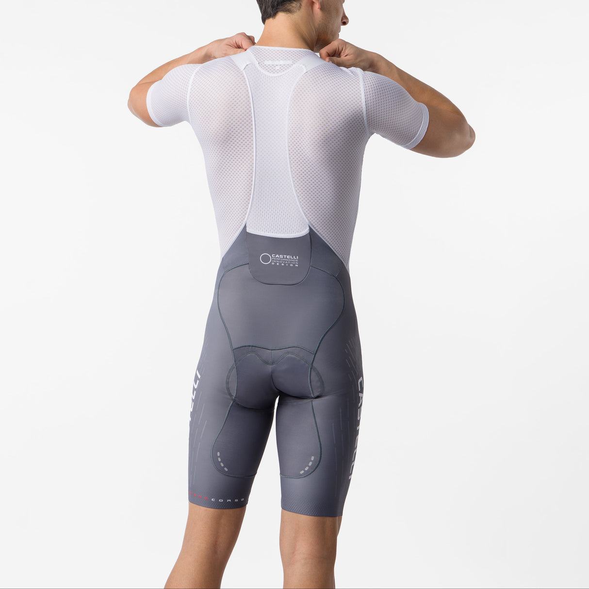 Castelli Free Aero Race S Kit LTD tragerhose - Grau