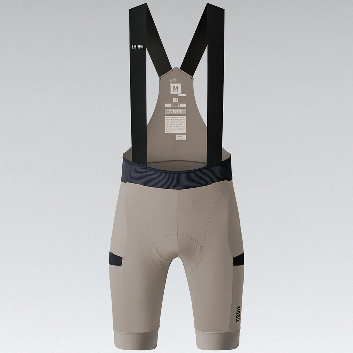 Gobik Grit 3.0 Nessie bib shorts - Beige