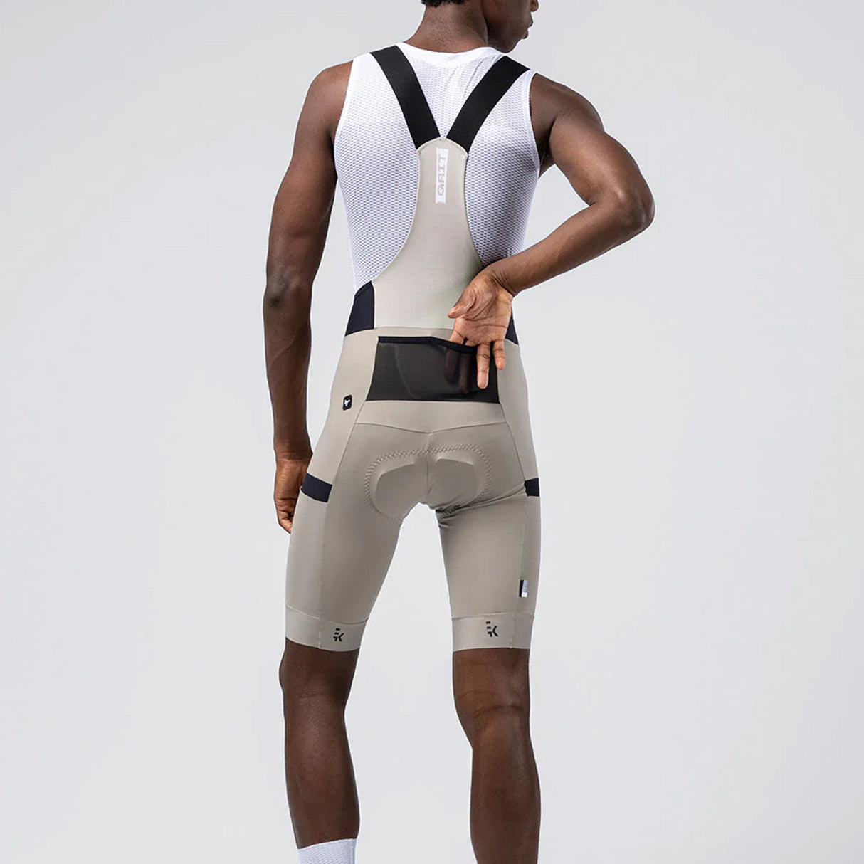 Gobik Grit 3.0 Nessie bib shorts - Beige