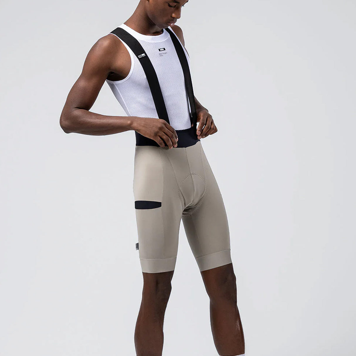 Gobik Grit 3.0 Nessie bib shorts - Beige