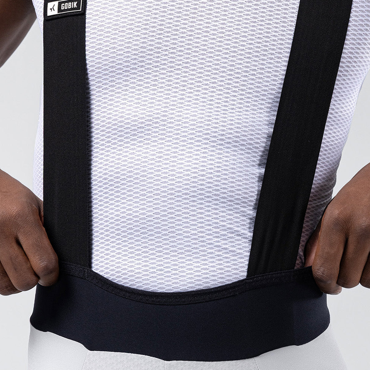 Cuissard à bretelles Gobik Lancer K12 Diamond - Blanc