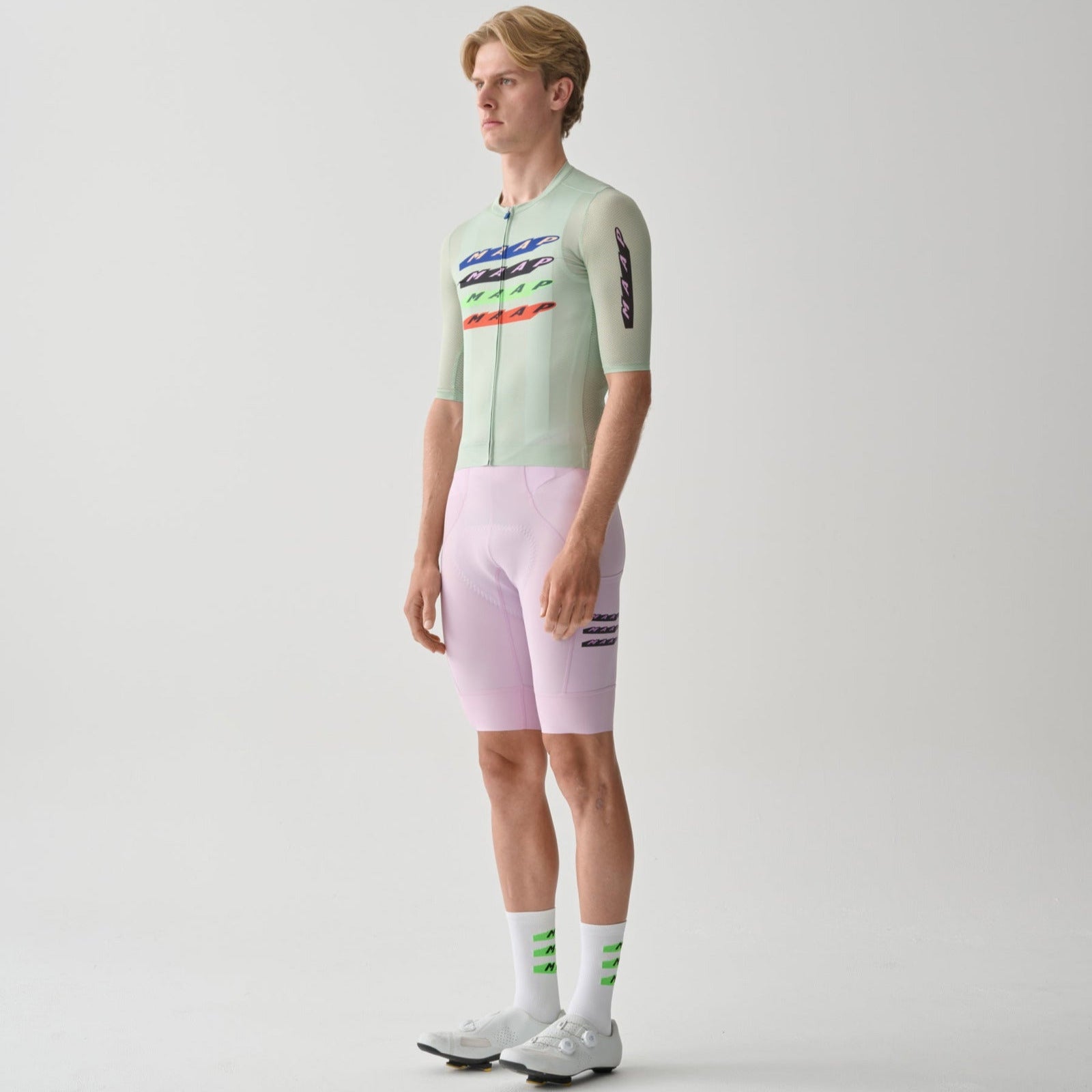 Salopette Maap Evade X Team Bib Evo Cargo - Rosa Maap