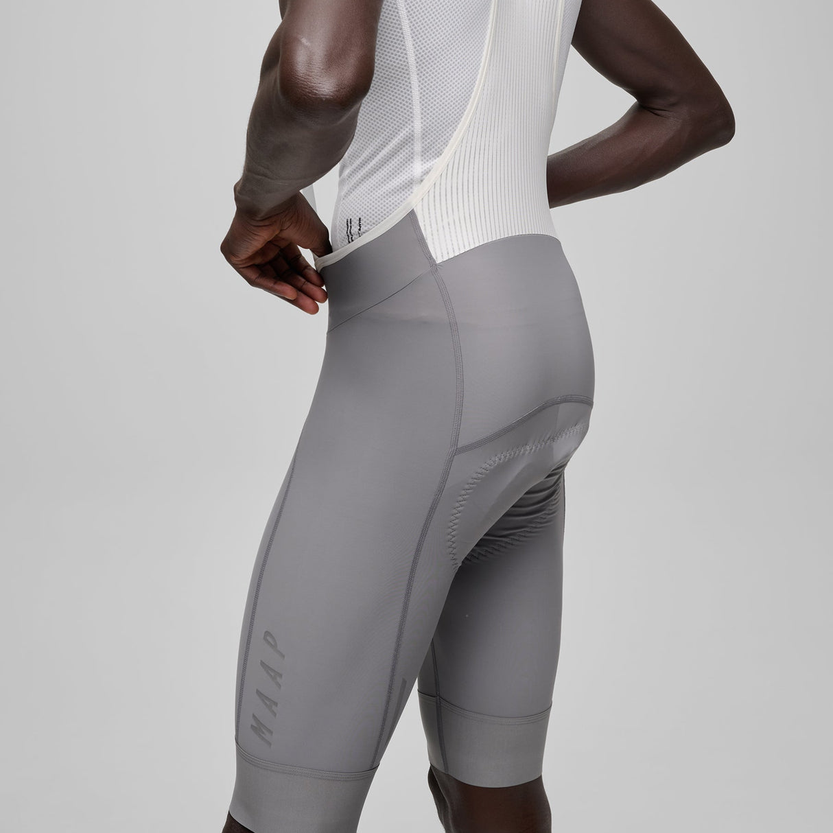 Cuissard à bretelles Maap Team Evo long - Gris