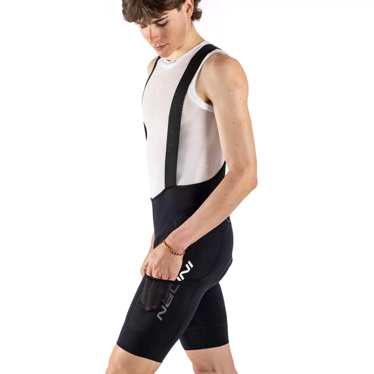 Nalini New Gravel trägerhose - Schwarz