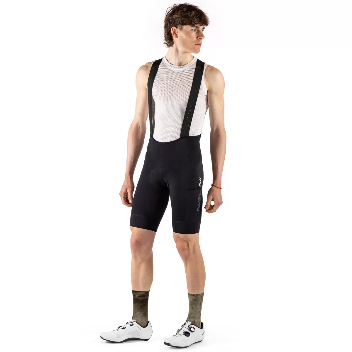 Nalini New Gravel trägerhose - Schwarz