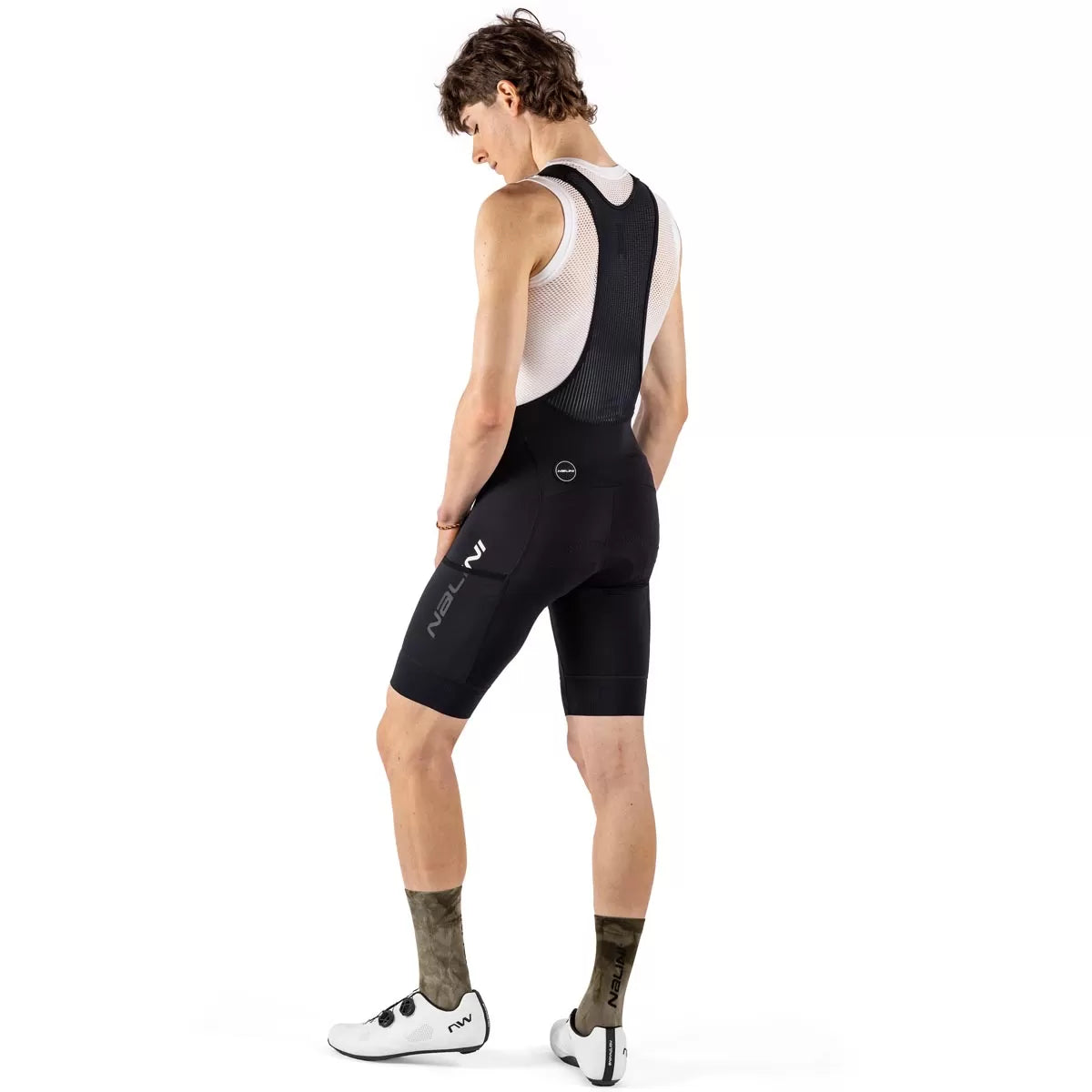 Nalini New Gravel trägerhose - Schwarz