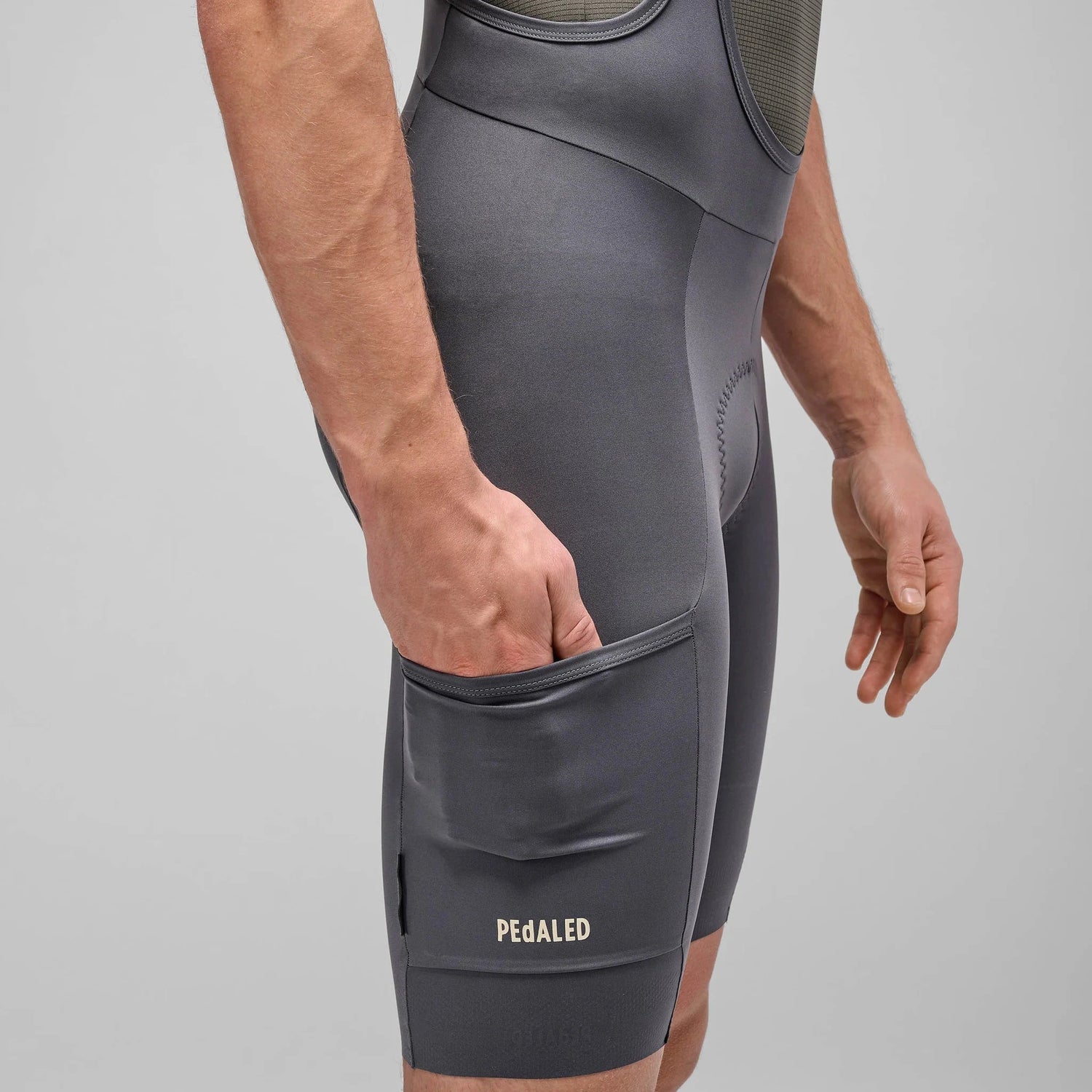 Pedaled Odyssey bib shorts - Grey