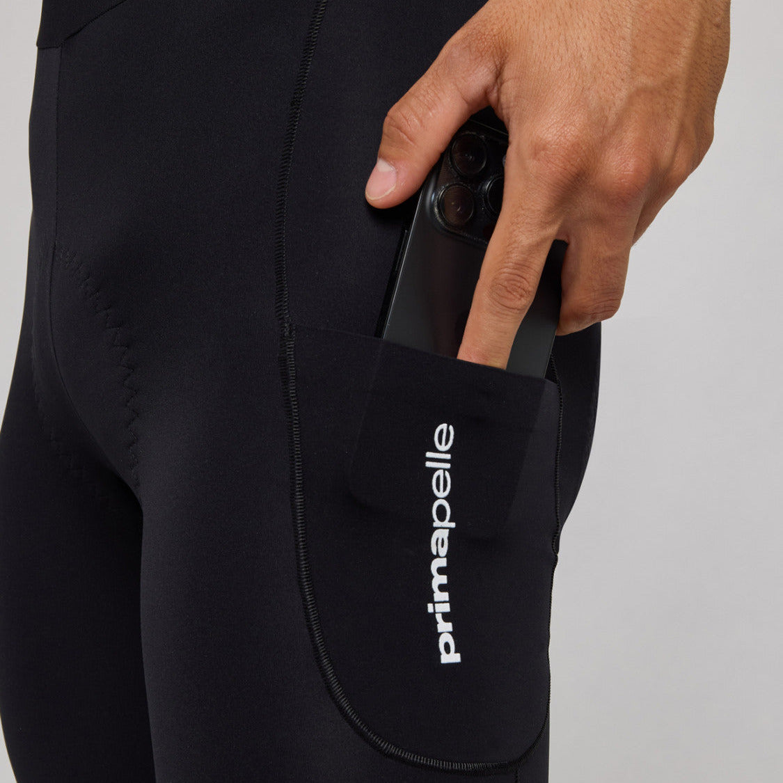 Bib shorts Pissei Primapelle Cargo - Black