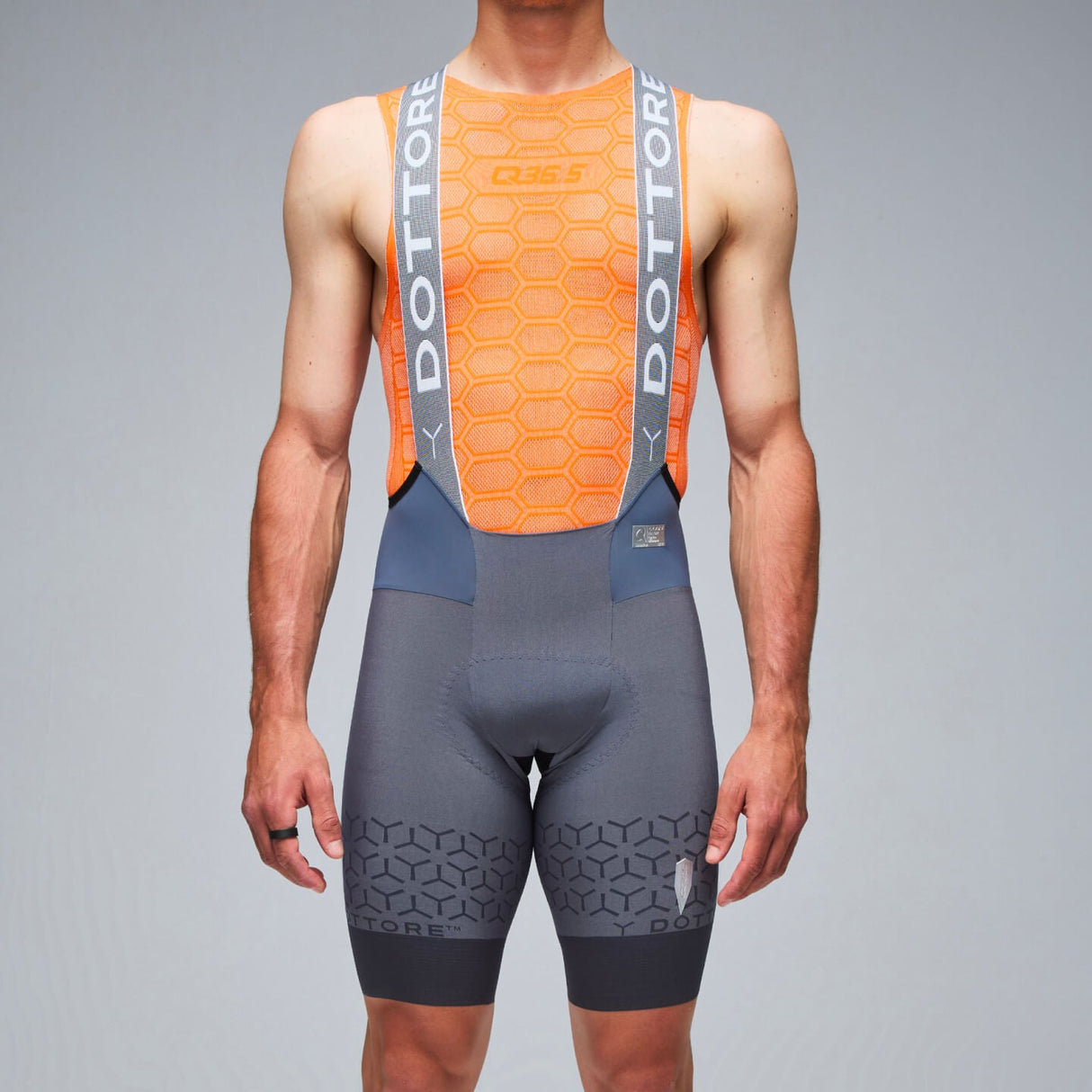 Q36.5 Dottore Pro bib shorts - Grey