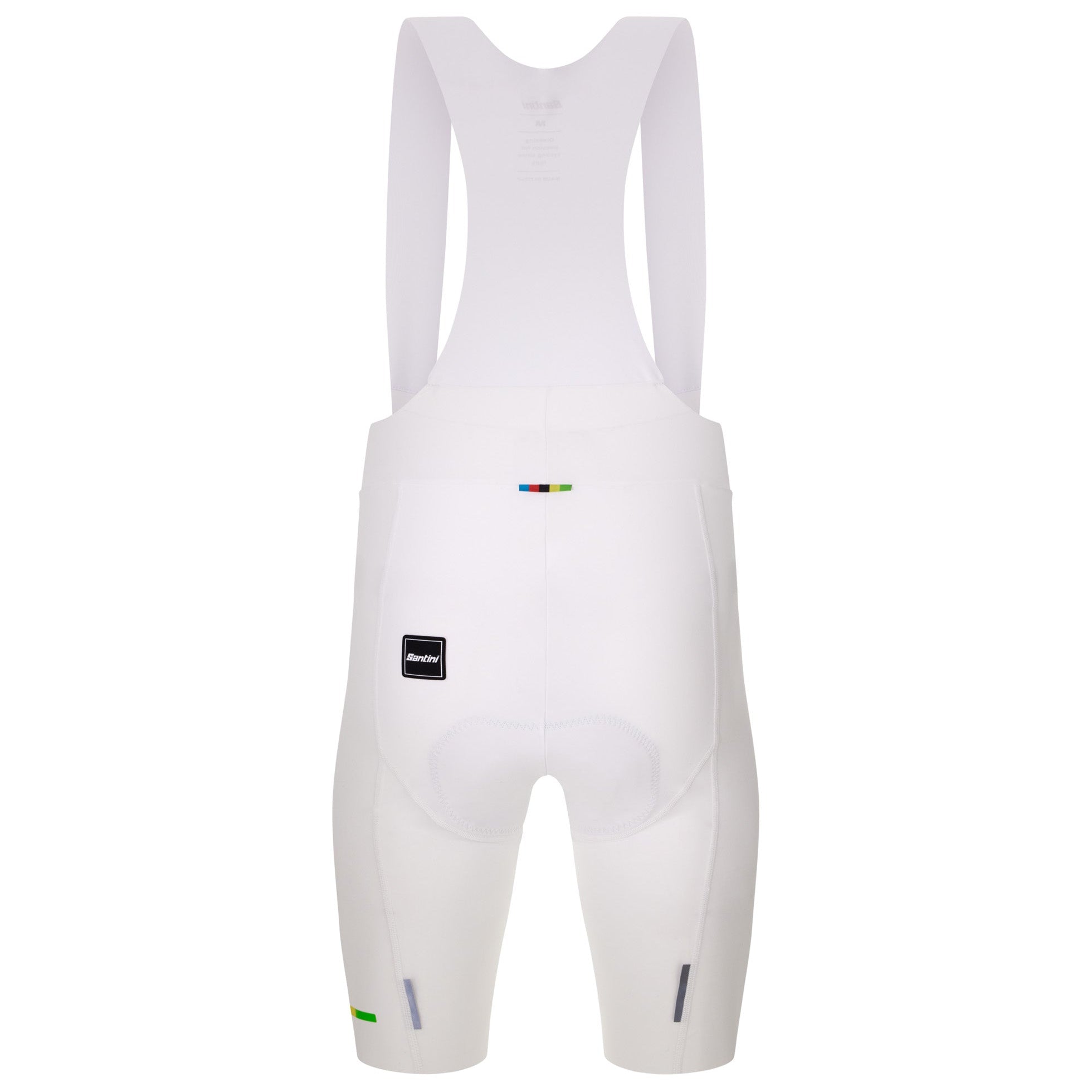 Santini UCI bib shorts - White