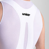 Cuissard à bretelles Santini Unico Edge 2 - Blanc