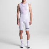 Cuissard à bretelles Santini Unico Edge 2 - Blanc