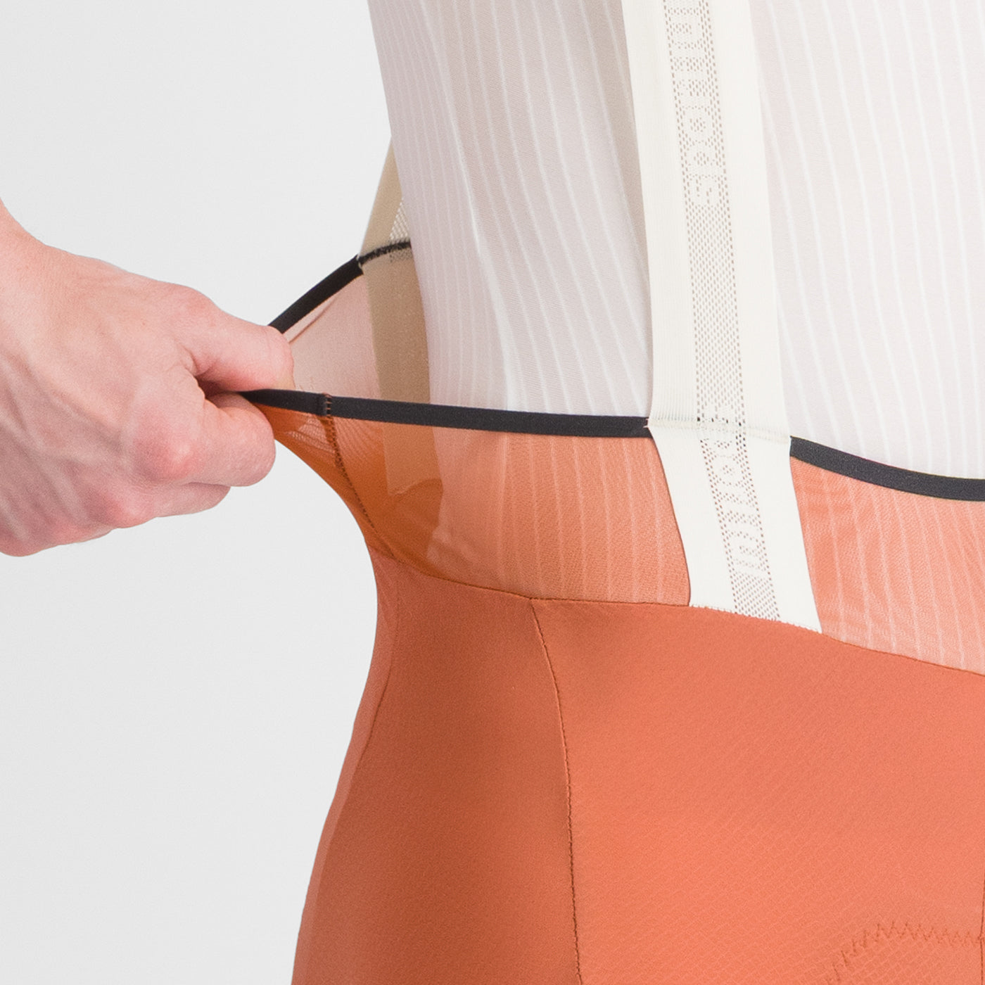 fahrradbekleidung orange Sportful Hyperepic tragerhose