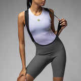 Cuissard à bretelles femme Ale Off Road Gravel Pro - Gris clair