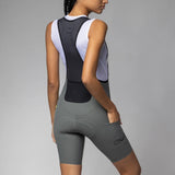 Cuissard à bretelles femme Ale Off Road Gravel Pro - Gris clair