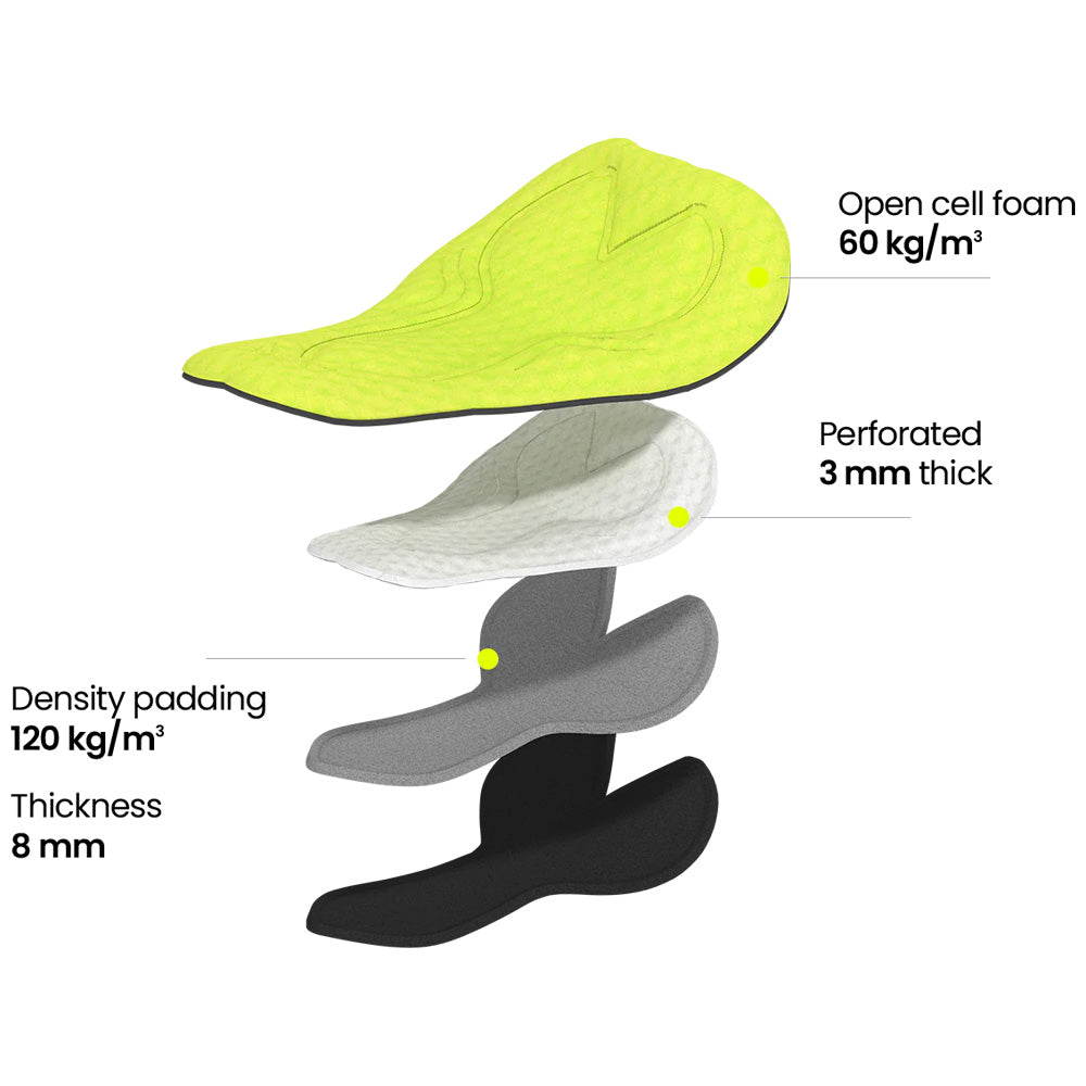 Cuissard à bretelles femme Ale Off Road Gravel Pro - Gris clair