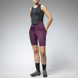 Cuissard à bretelles femme Ale Off Road Gravel Pro - Violet