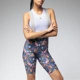 Cuissard à bretelles femme Ale PR-E Master Graphic - Bleu