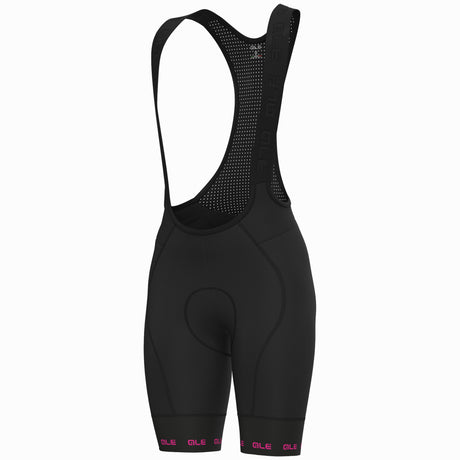 Ale PR-E Strada 2.0 women bib shorts - Black fuchsia