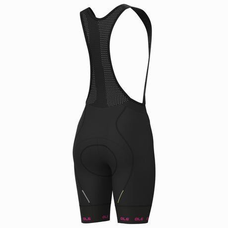 Ale PR-E Strada 2.0 women bib shorts - Black fuchsia