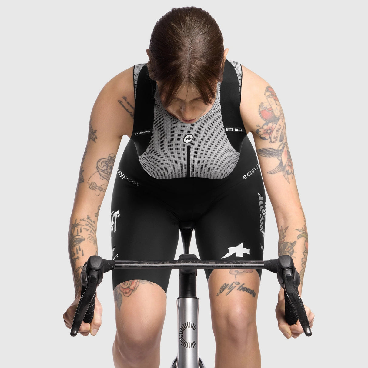 Cuissard à bretelles femme Assos EF Education Oatly 2026 Dyora R S11 - Noir