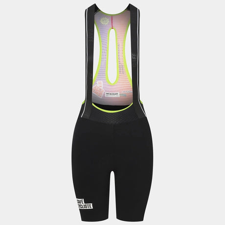 Salopette donna Cafe du Cycliste Victoire - Nero verde Café du Cycliste
