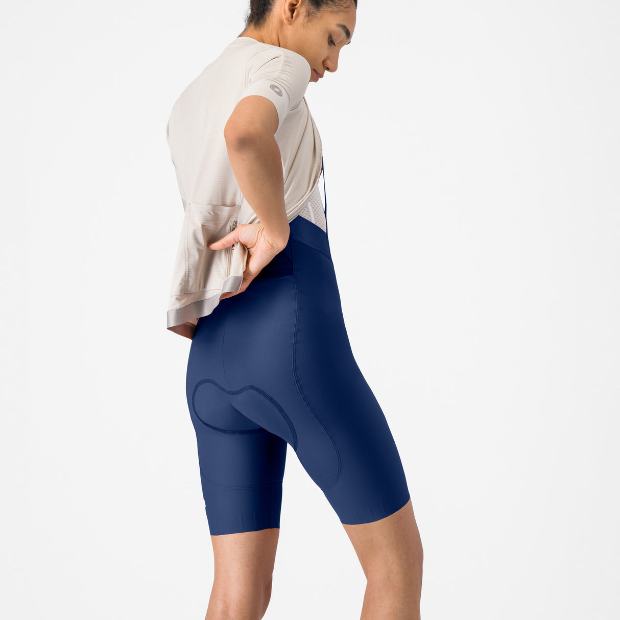 Cuissard à bretelles femme Castelli Espresso 2 DT - Bleu