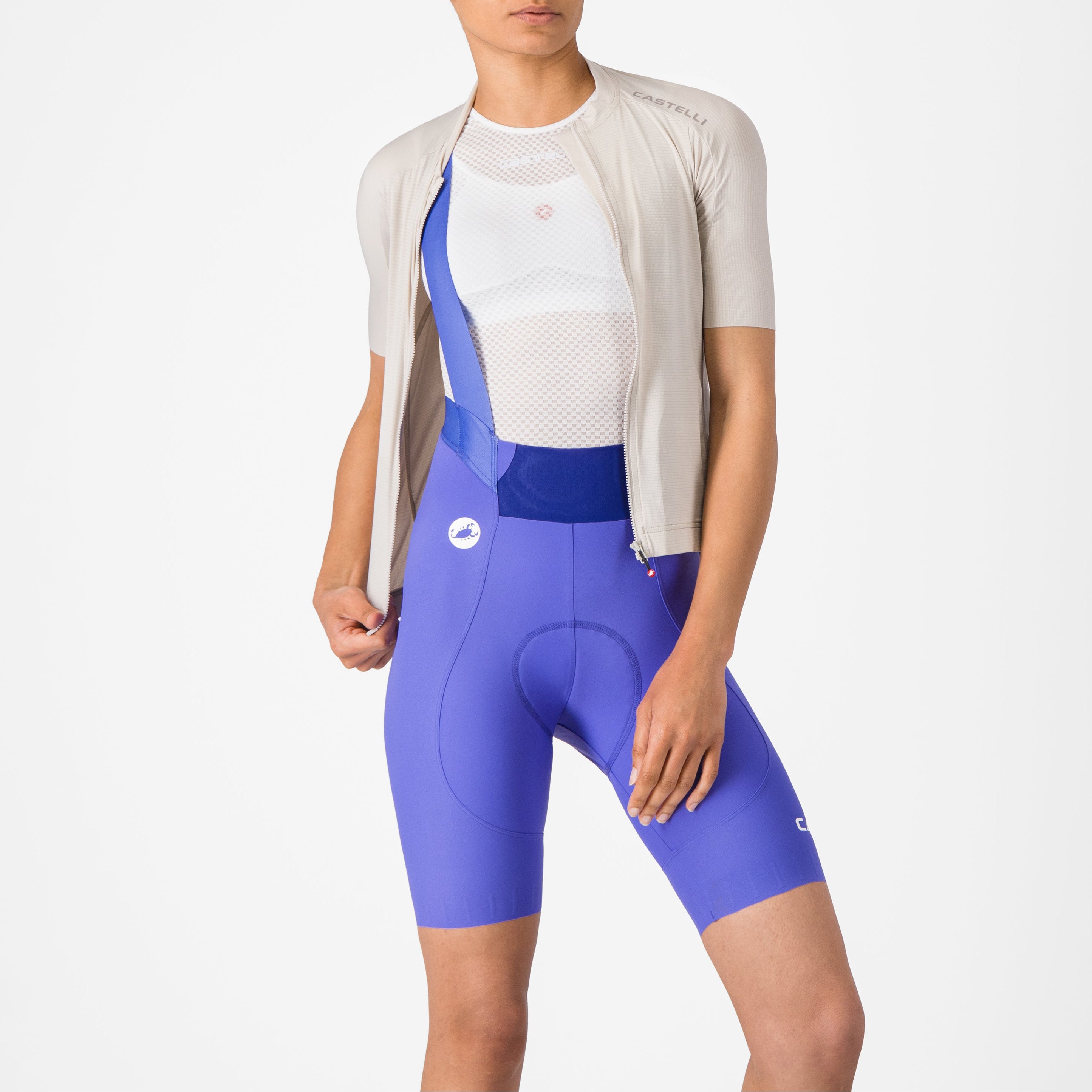 Castelli Espresso 2 DT frau tragerhose - Violett